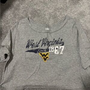 West Virginia Gray Graphic T-Shirt